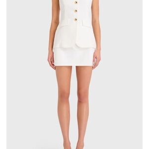 NWT Amanda Uprichard Kya Romper (bridal/wedding)